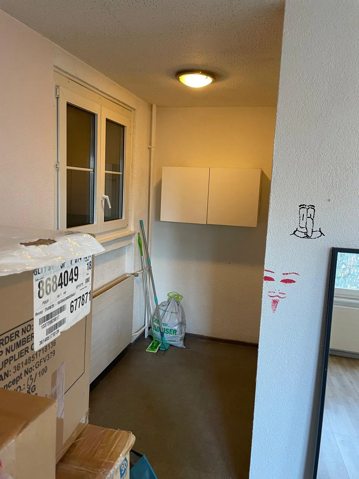 Rénovation complète à Glion : la cuisine, avant travaux