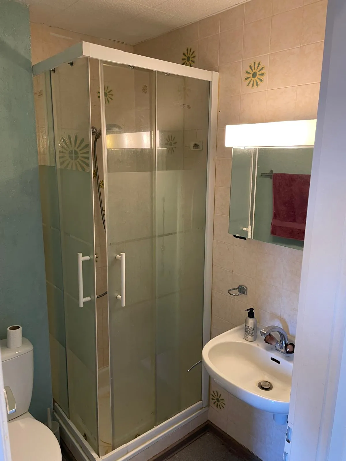 Rénovation complète à Glion : la salle de bain, avant travaux