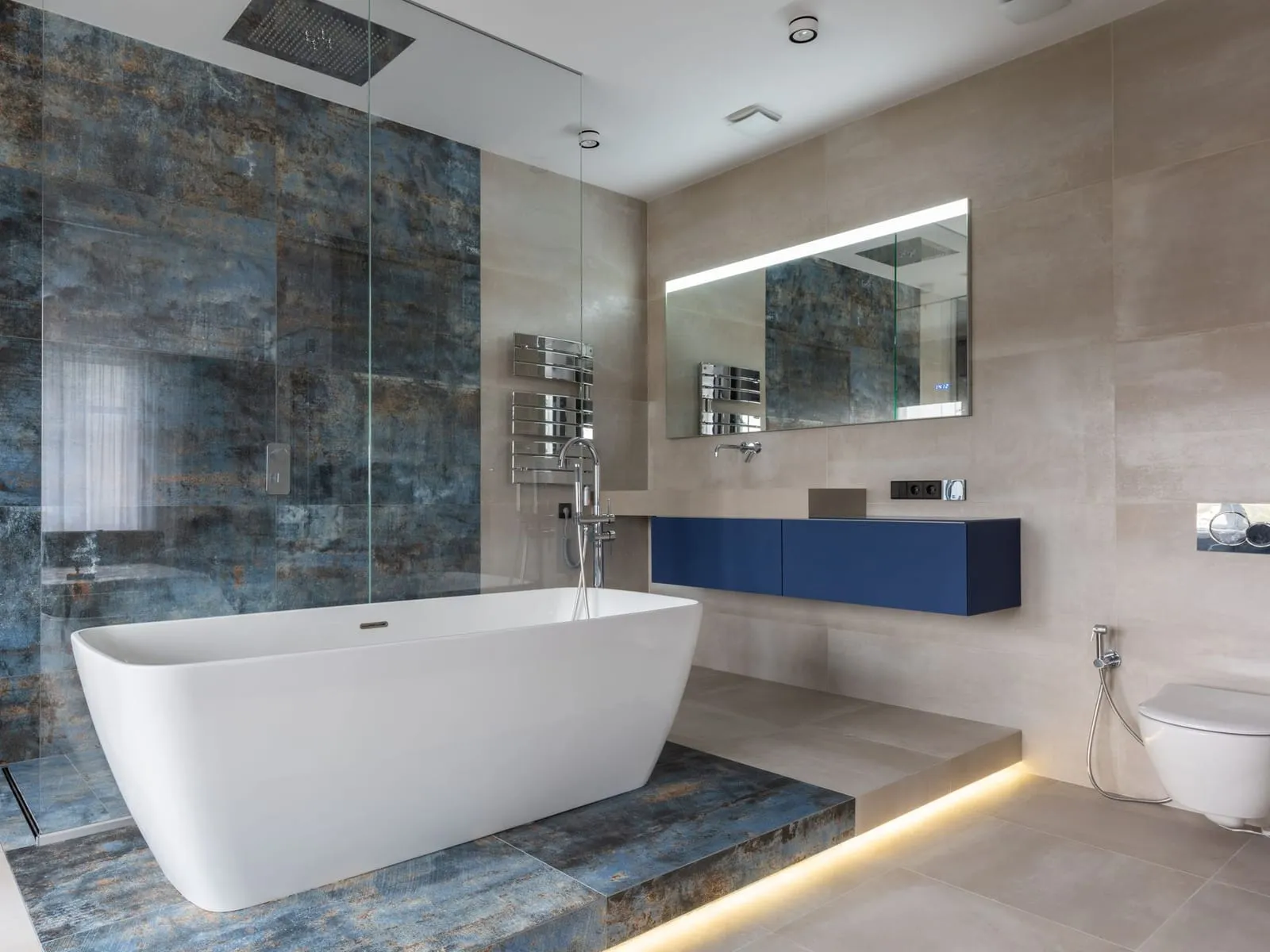Rénovation complète d'une salle de bain — Lausanne — après travaux