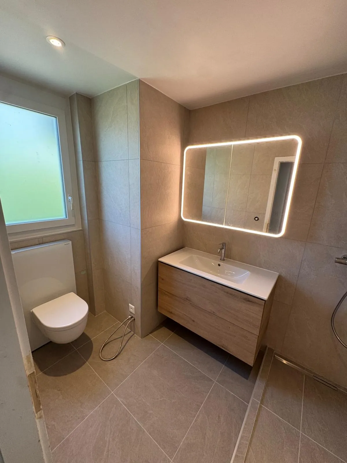Rénovation complète d'une salle de bain à Pully, après travaux
